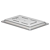 Cambro Camwear 12"L x 18"W Clear Flat Lids