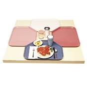 Cambro Black 14" x 22" Trapezoid Camtrays