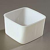 Carlisle White 2 qt Economical Space Saver