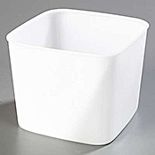 Carlisle White 6 qt Economical Space Saver