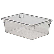Cambro Camwear 18"L x 26"W x 9"H Clear Food Storage Boxes