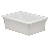 Cambro Poly 18"L x 26"W x 9"H Natural White Food Storage Boxes