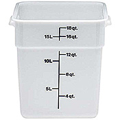 Cambro Poly 18 qt. CamSquare Containers