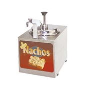 Gold Medal Nacho Cheese Warmer with Heated Pump