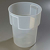 Carlisle Translucent Polypropylene 22 qt Bain Marie