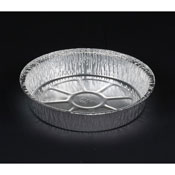 Durable Packaging 9" Round Aluminum Containers