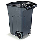 Carlisle 50 Gallon Gray Roll-Away Container