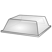Vollrath 7-Roller Hot Dog Grill Sneeze Guard