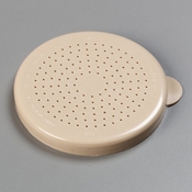 Carlisle Polycarbonate Beige Salt & Pepper Lid for Carlisle Shakers/Dredges