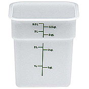 Cambro Poly 4 qt. CamSquare Containers