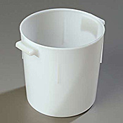 Carlisle White Polyethylene 6 qt Bain Marie