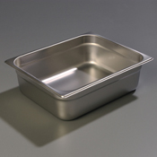 Carlisle 607124 Light-Duty 1/2 Size, 4"D Food Pan