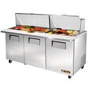 True TSSU-72-30M-B Mega-Top Sandwich/Salad Prep Table
