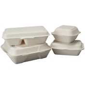 Nature Friendly Products Biodegradable Lunch Box Clamshell Containers