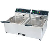 Adcraft Double Tank Countertop Fryer