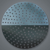 American Metalcraft 7" Aluminum Perforated Disk