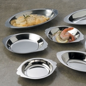 American Metalcraft Round 10 oz. Au Gratin Dish