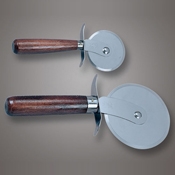 American Metalcraft 4" Pizza Cutter with Wood Handle