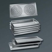 American Metalcraft 14-1/2"W Serving Pan and Stacking Cover