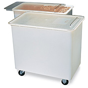 Carlisle 44 Gallon White Ingredient Bin