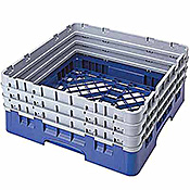 Cambro 8-7/8"H Full Size Camrack Base Racks w/3 Extenders