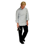 Chef Revival Robins Egg Blue Cotton Ladies Cuisinier Jacket