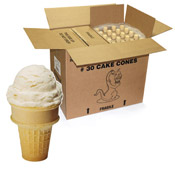 BoDeans Dispenser Jacketed Cake Cones