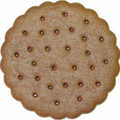 BoDeans 3" Round Chocolate Wafer