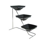 Bon Chef 3 Bowl High Condiment Stand