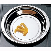 Bon Chef 5 Quart Bolero Rimmed Stainless Steel Casserole Insert