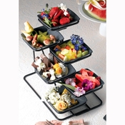 Bon Chef 6 Bowl Condiment Stand