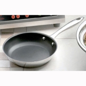 Bon Chef 8-1/4" Stainless Steel Induction Omelet Pan