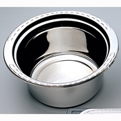 Bon Chef 2-1/2 Quart Arches Rimmed Stainless Steel Casserole Insert