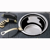 Bon Chef 2-1/2 Quart Laurel Rimmed Casserole Insert with Long Handles
