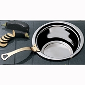 Bon Chef 4 Quart Plain Casserole Insert with Long Handles