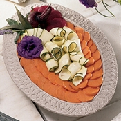 Bon Chef 7 Quart Oval Trellis Casserole Dish