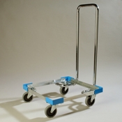 Carlisle C2222A14 Open Aluminum Rack Dolly with Handle