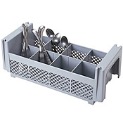 Cambro Half Size 4-3/4"H Flatware Basket without Handles