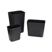 Carlisle 34294003 41 qt Fire Resistant Wastebasket