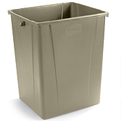 Carlisle Beige Waste Container 56 Gallon