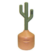 Continental Green/Tan Cactus Smoking Receptacle