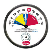 Cooper Cooler/Freezer Thermometer