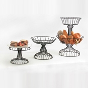 Culinaire 13" x 9" Black Wire Cake Stand