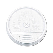 Dart Slip-Thru, White 12-24 oz Lids