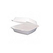 Dart Large 1-Compartment Foam Containers