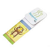 Dinex Manimals Paper Cutlery Caddies w/Colored Pencils
