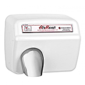 World Dryer White Steel Automatic Hand Dryer - Surface Mounting