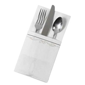 Dinex Filigree Pocket-Fold Paper Dinner Napkins