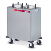 Dinex Heated Enclosed 4 Silo 12" Plate Dispenser