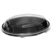 Douglas Stephen 32 Oz Oval Plastic Containers with Anti-Fog Lids